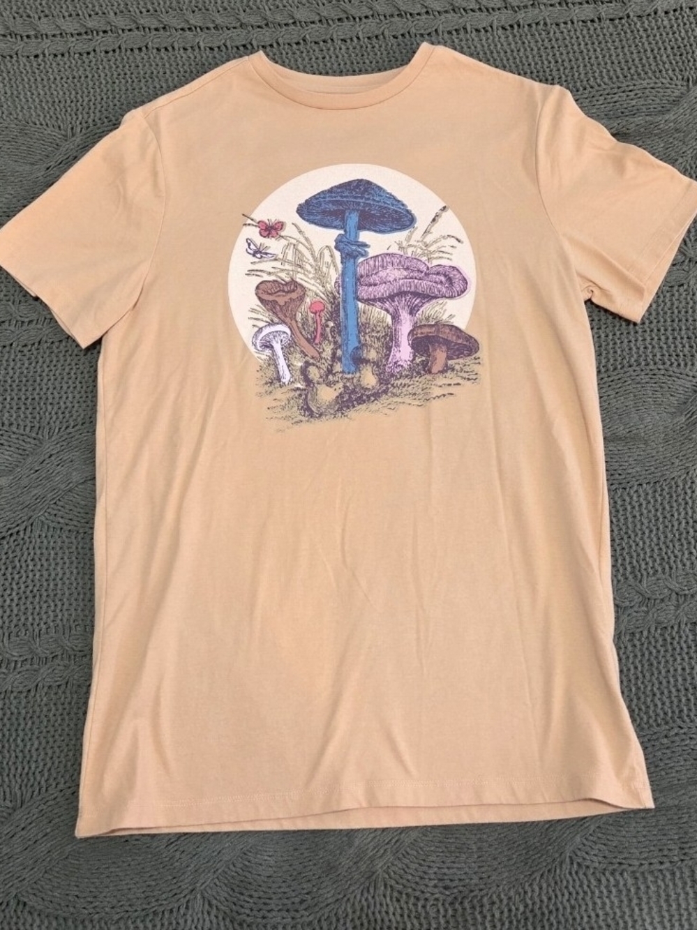 Goodfellow Grsphic T-shirt Mushroom Fungi Earthy